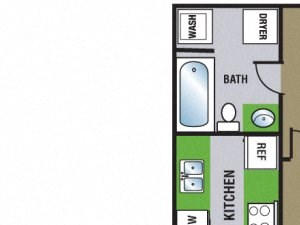 Meadow Walk 1 Bedroom Floor Plan A1 Meadow Walk 1 Bedroom Floor Plan A1